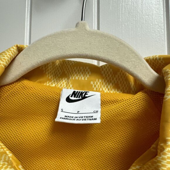 NWOT Nike Jacket Womens S Sportswear Daisy Floral Pattern Full Zip Cropped Woven - Picture 4 of 8